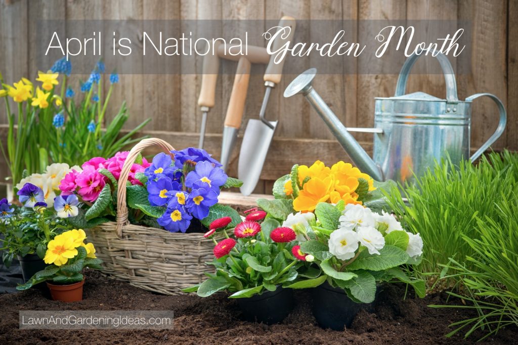 April is National Garden Month Lawn and Gardening Ideas